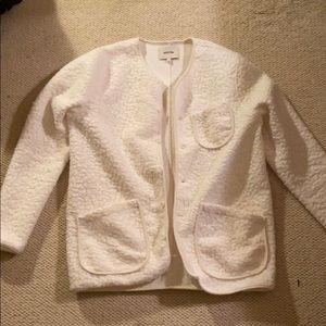 MENS SHERPA/WOOL WHITE SWEATER - KESTIN HARE